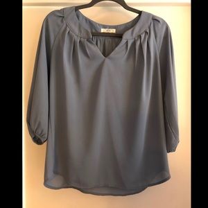 Dusty Blue blouse